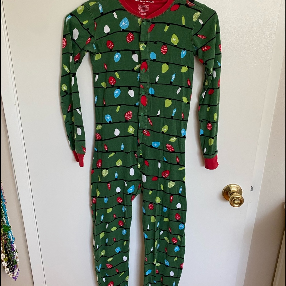 Girls onesie Christmas pajamas